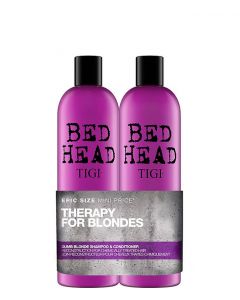 TIGI Bed Head Dumb Blonde Tween Duo, 2x750 ml.